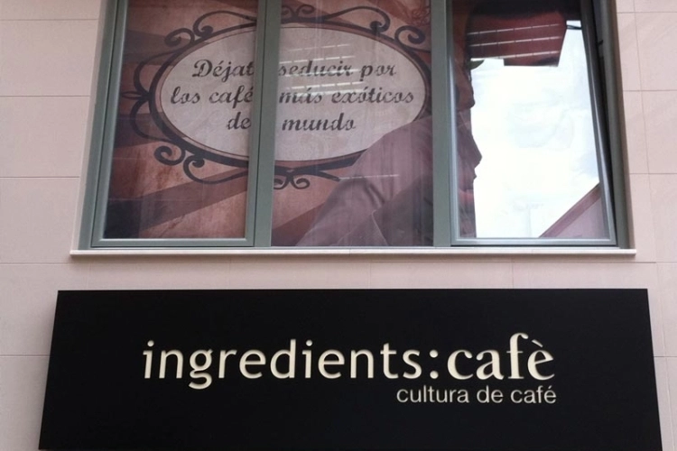 letrero luminosos ingredients cafe malaga